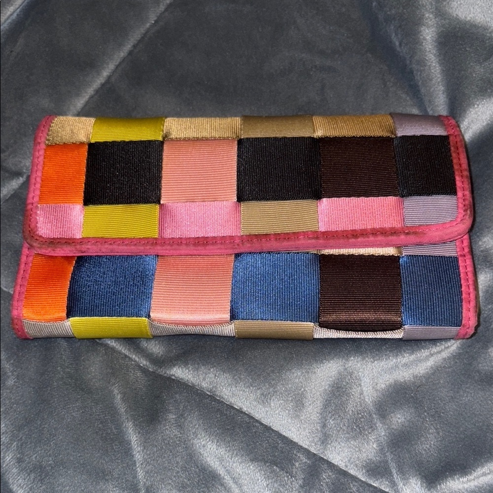 Multicolor Patchwork Women's Clutch